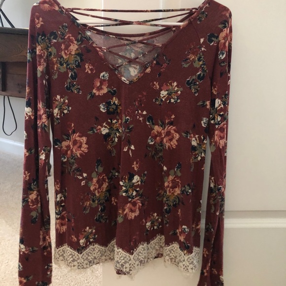 Rewind Long sleeved flower print shirt - Picture 4 of 13